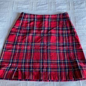 BRANDY MELVILLE plaid mini skirt